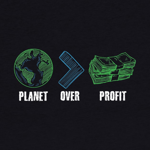 Planet Over Profit Global Warming by captainmood